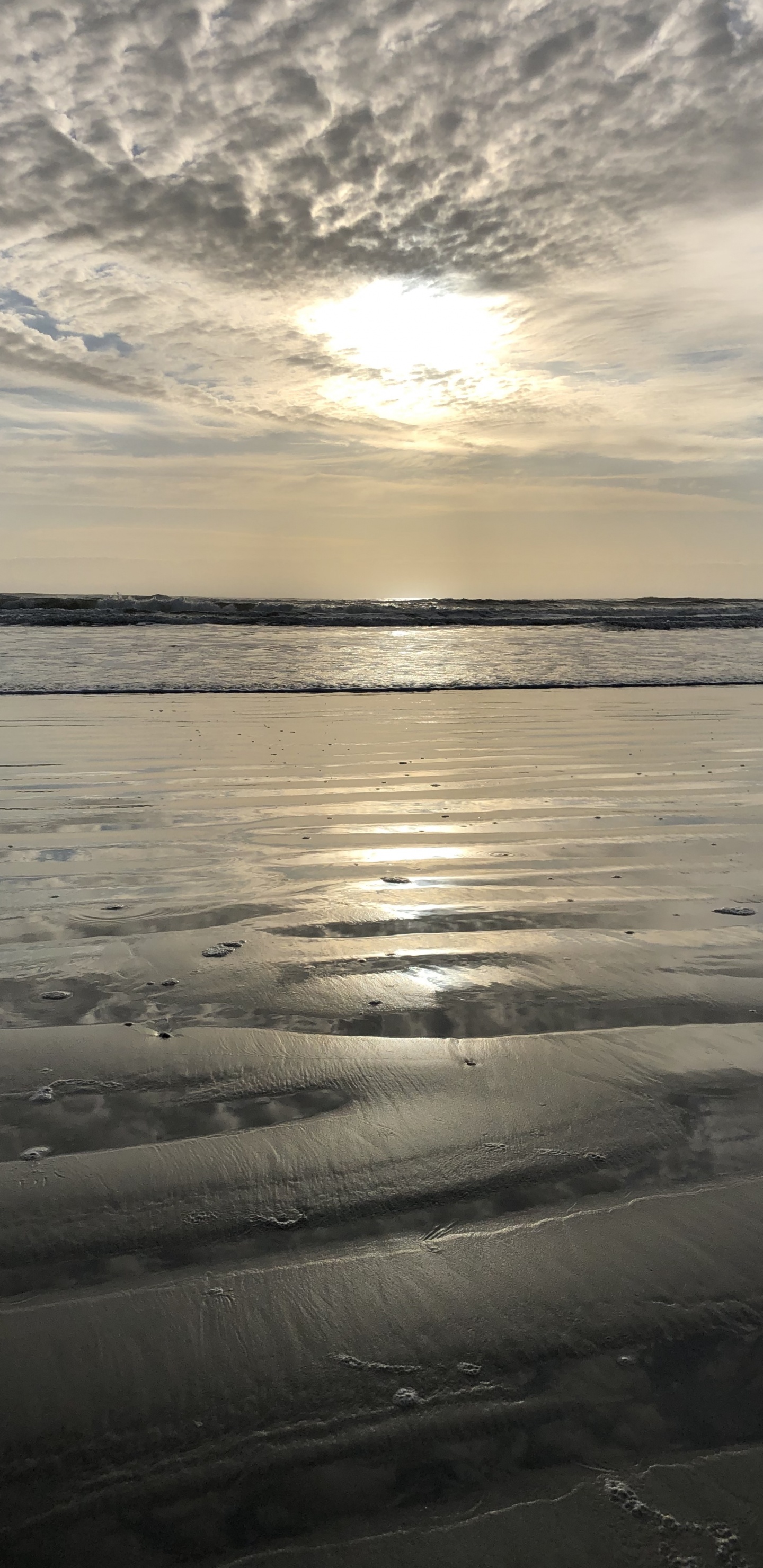 Обои горизонт, мадфлэт, вода, жидкость, жидкий в разрешении 1440x2960