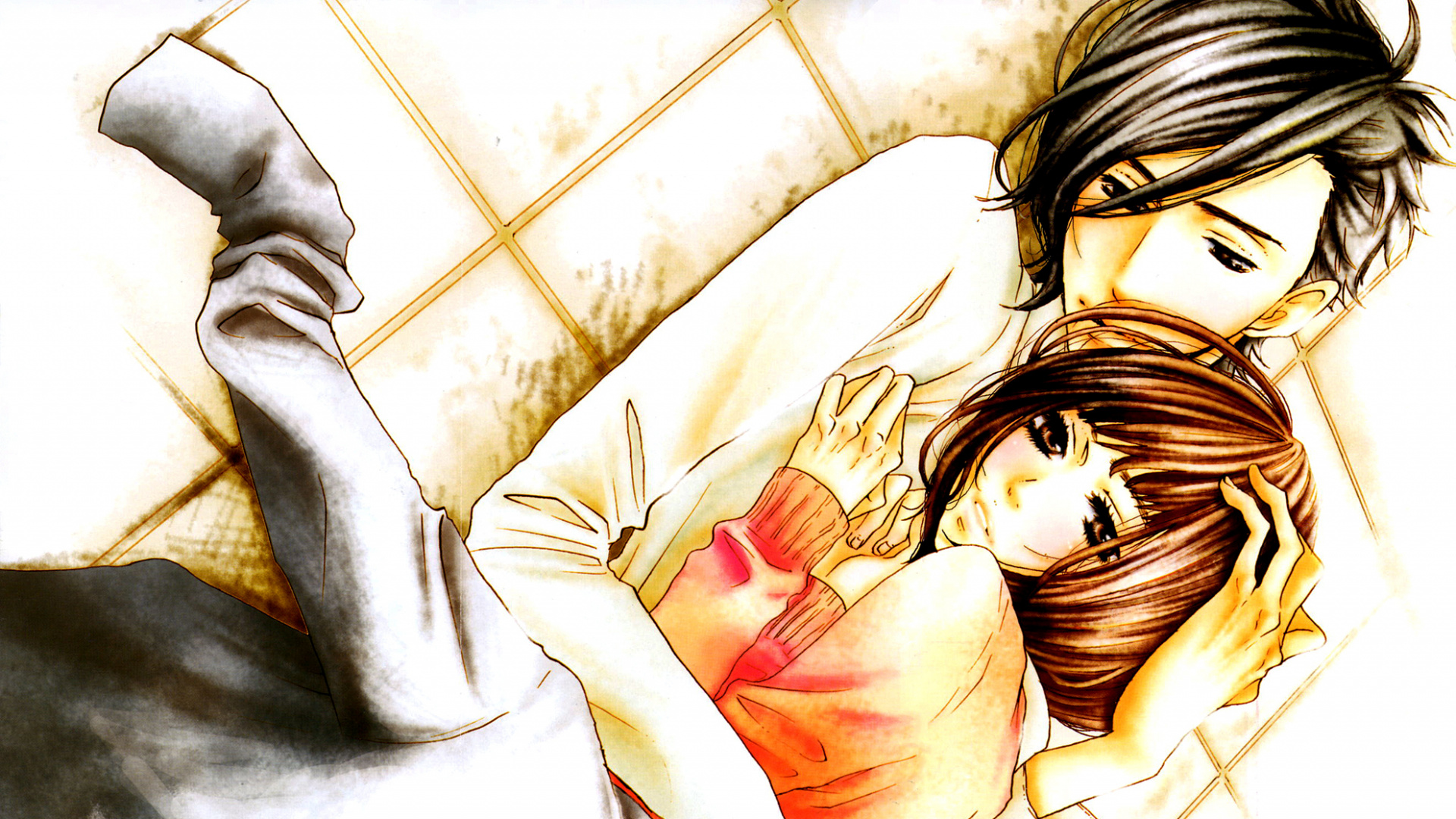 Обои Мей Татибана, Ямато Куросава, Сказать что я люблю тебя, аниме, мультфильм в разрешении 1920x1080