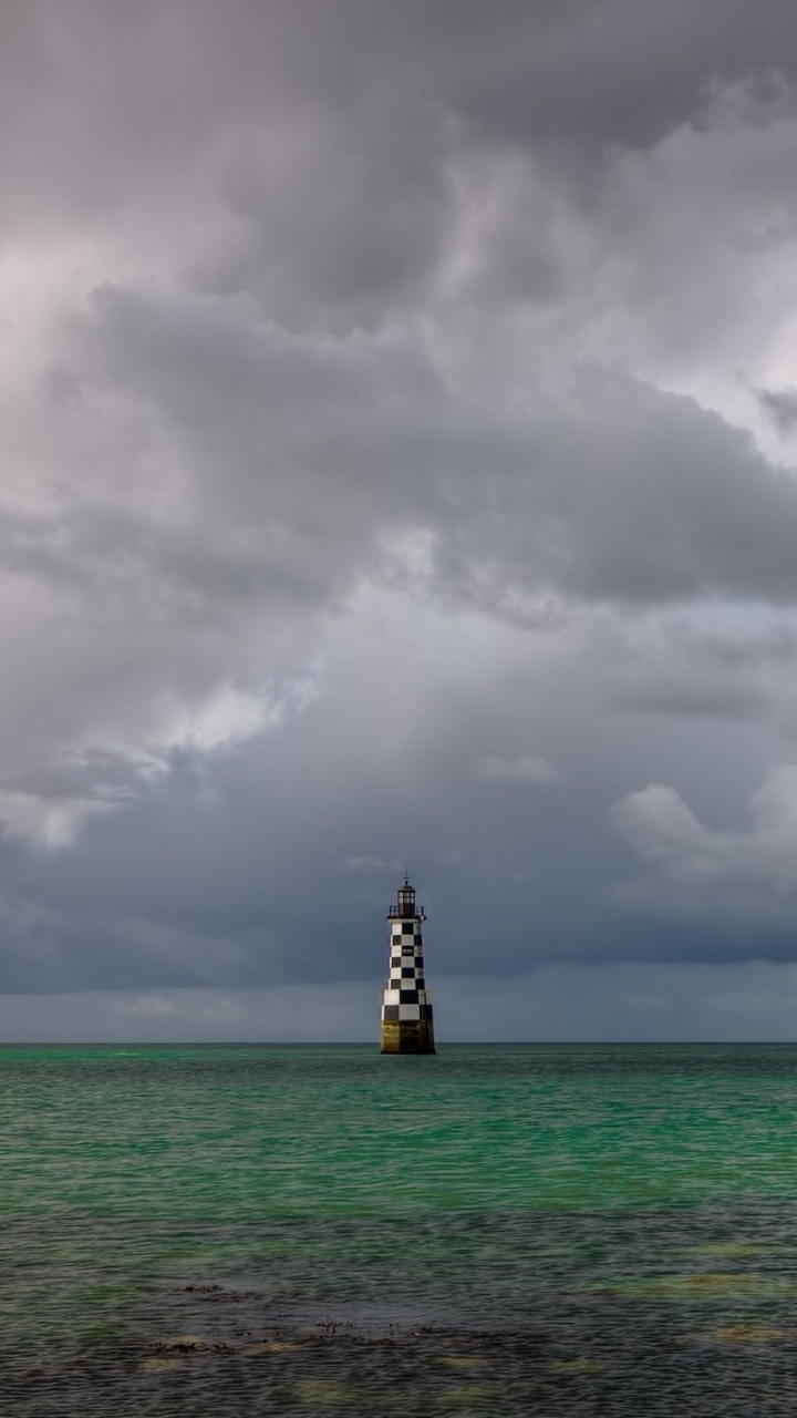 Обои облако, горизонт, море, океан, спокойный в разрешении 720x1280