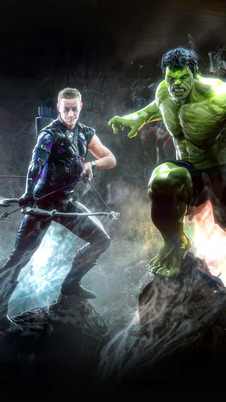 Обои Халк, супергерой, человек, графический дизайн, игры в разрешении 720x1280