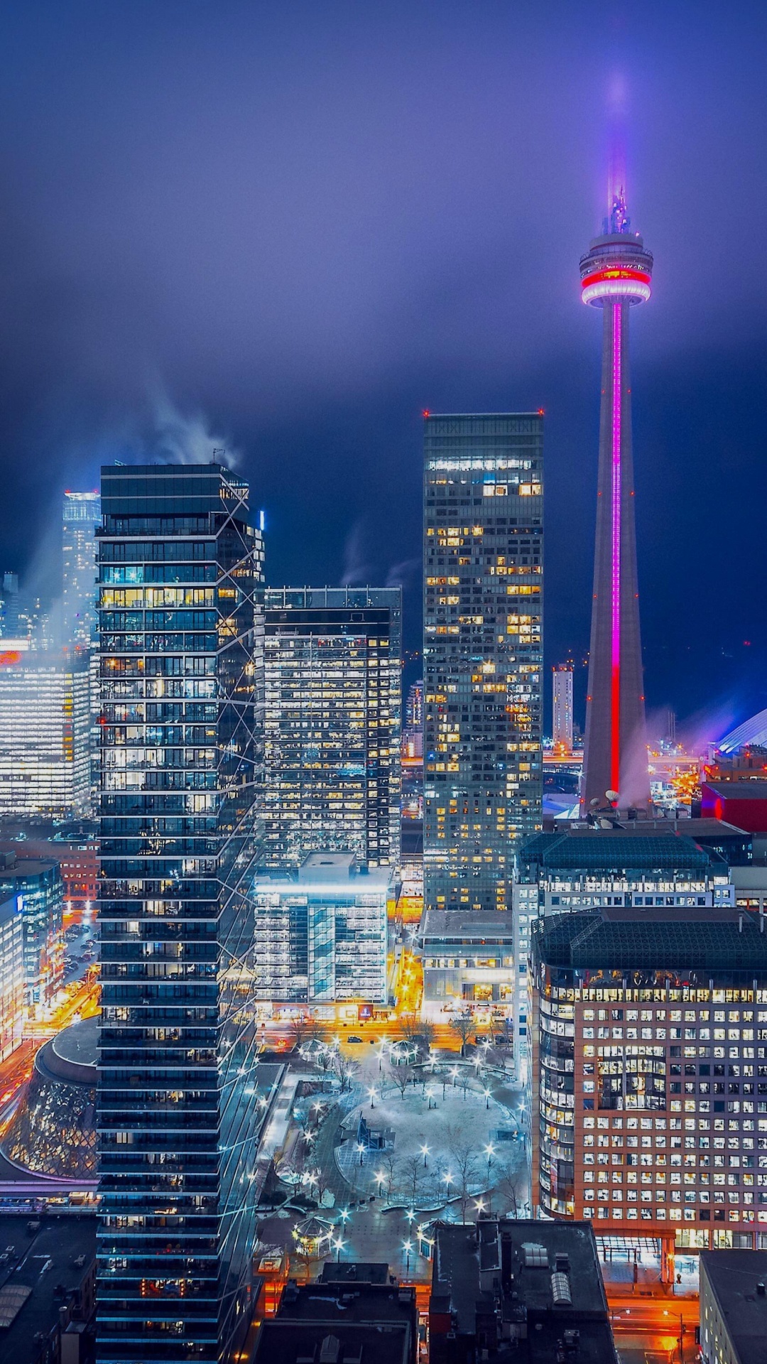 Обои Торонто, смартфон, ios, небоскреб, здание в разрешении 1080x1920