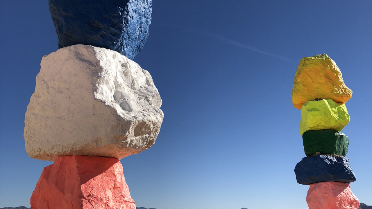 Обои Лас Вегас, США, туризм, рок, пейзаж в разрешении 1280x720