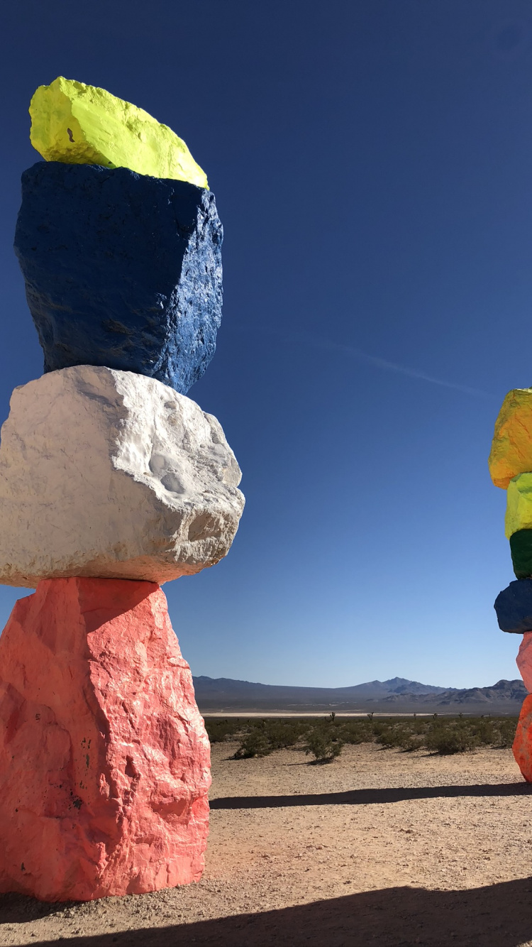 Обои Лас Вегас, США, туризм, рок, пейзаж в разрешении 750x1334