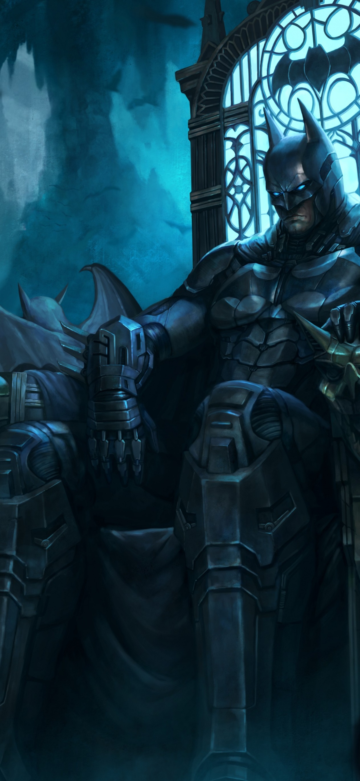 Обои Бэтмен, Джокер, супергерой, комиксы dc, комиксы в разрешении 1242x2688