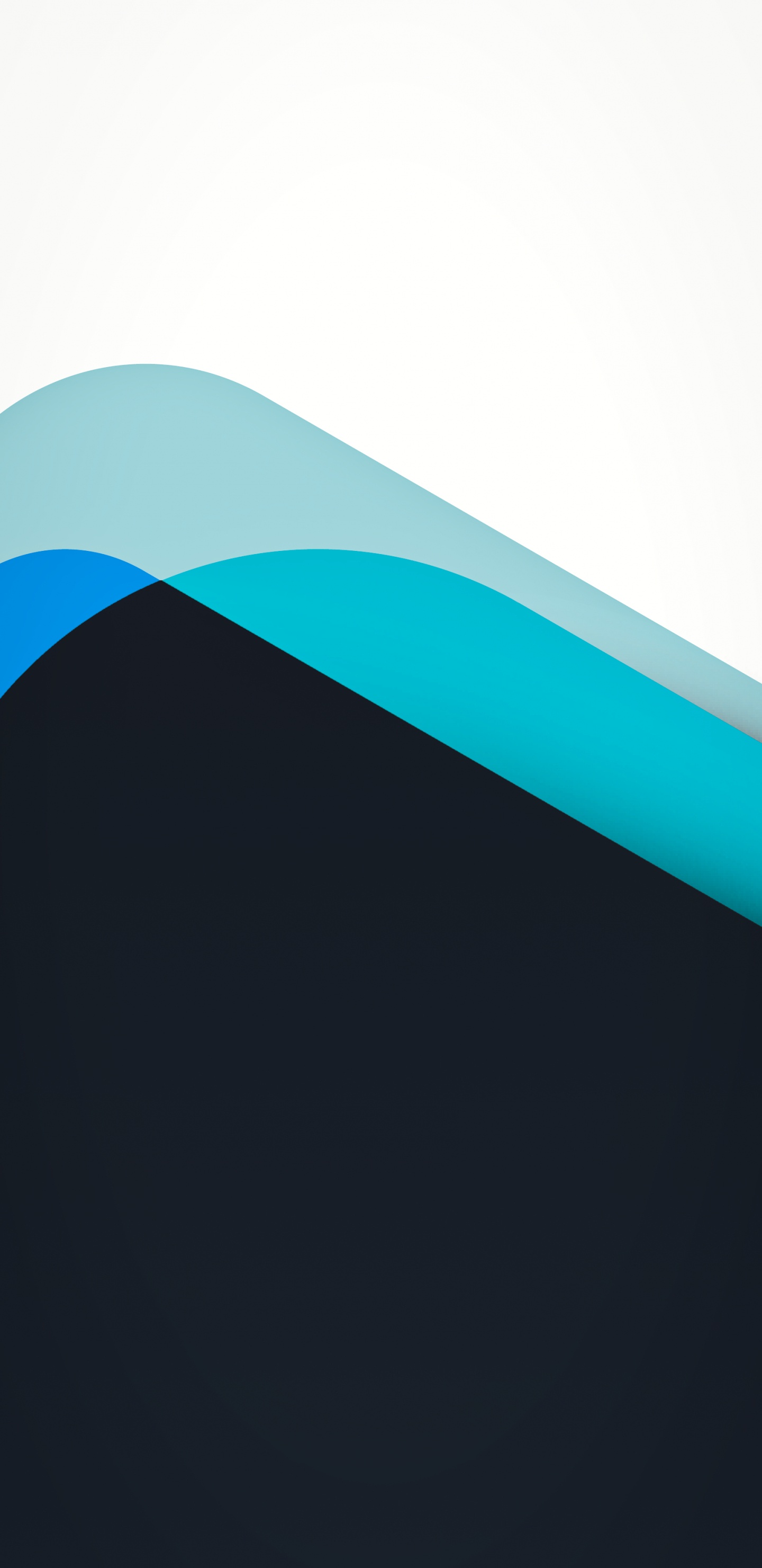 Обои синий, рукав, склон, полутона и оттенки, электрик в разрешении 1440x2960