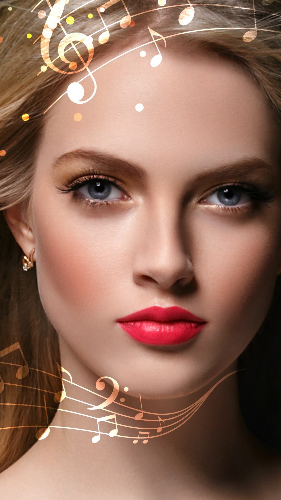 Обои волосы, лицо, губа, красота, бровь в разрешении 1080x1920