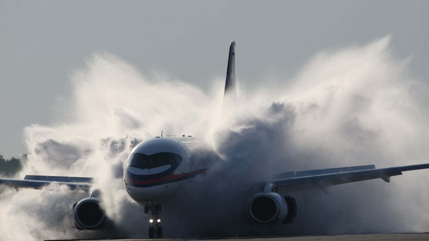 Обои авиация, авиакомпания, воздушное путешествие, аэрокосмическая техника, авиалайнер в разрешении 1366x768