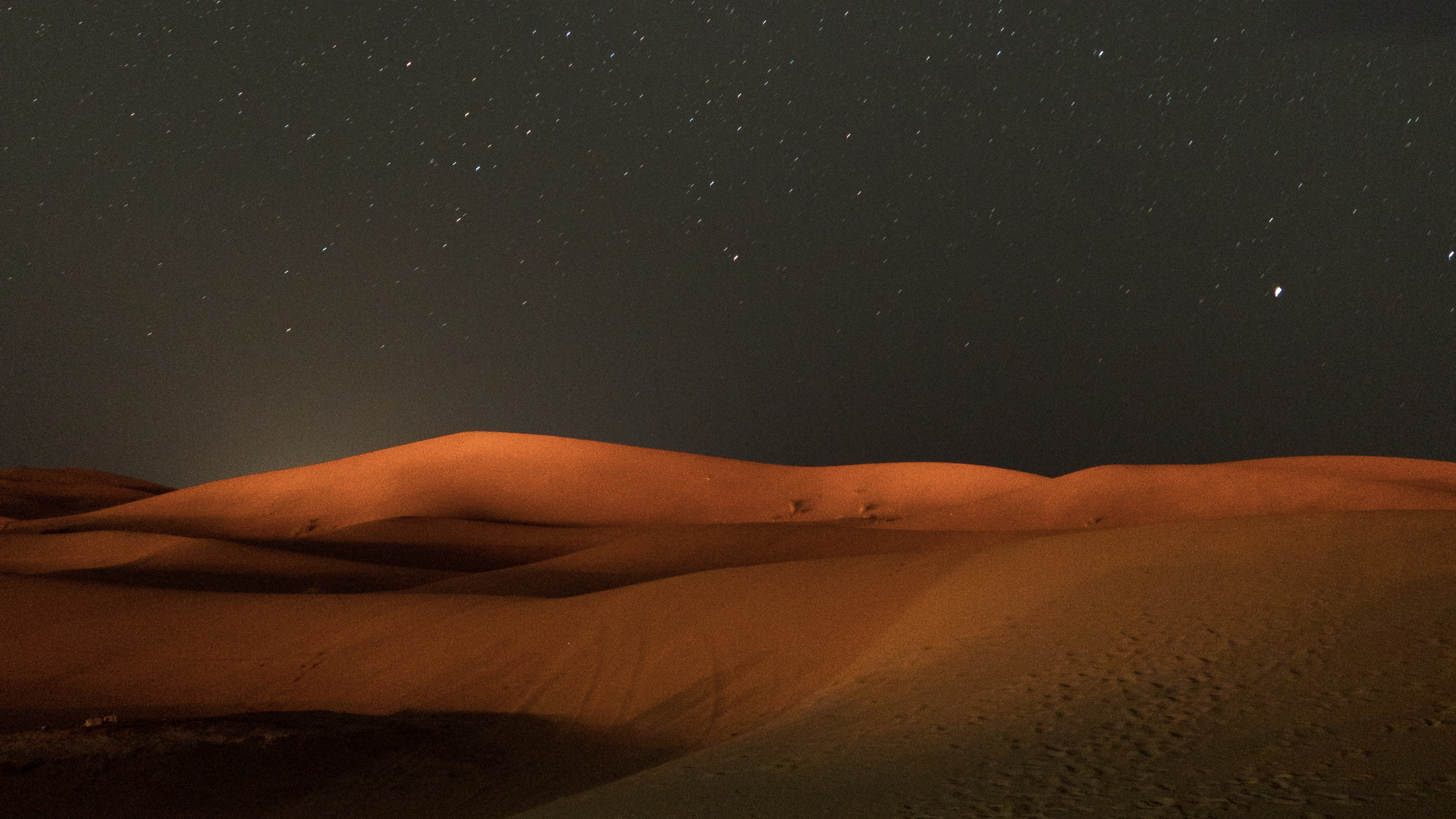 Обои окружающая среда, атмосфера, пейзаж, горизонт, эолийские рельефы в разрешении 3840x2160