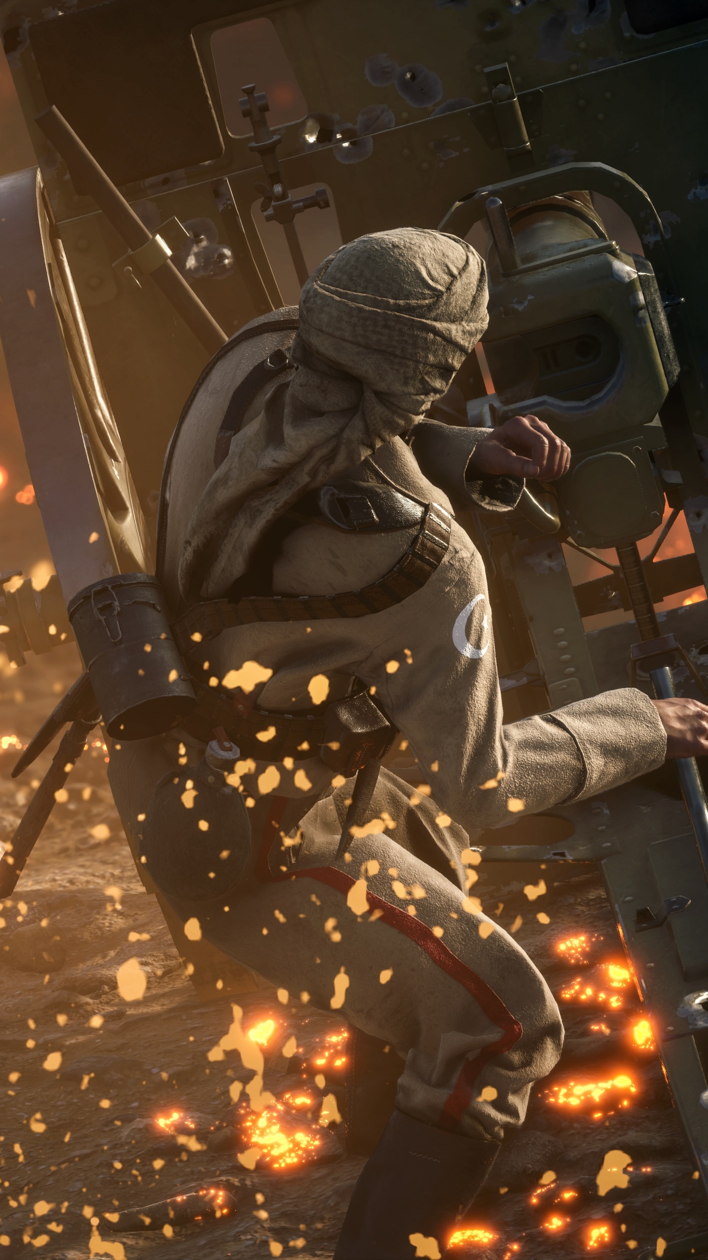 Обои battlefield 1, ночь, космос, видеоигра, темнота в разрешении 1440x2560