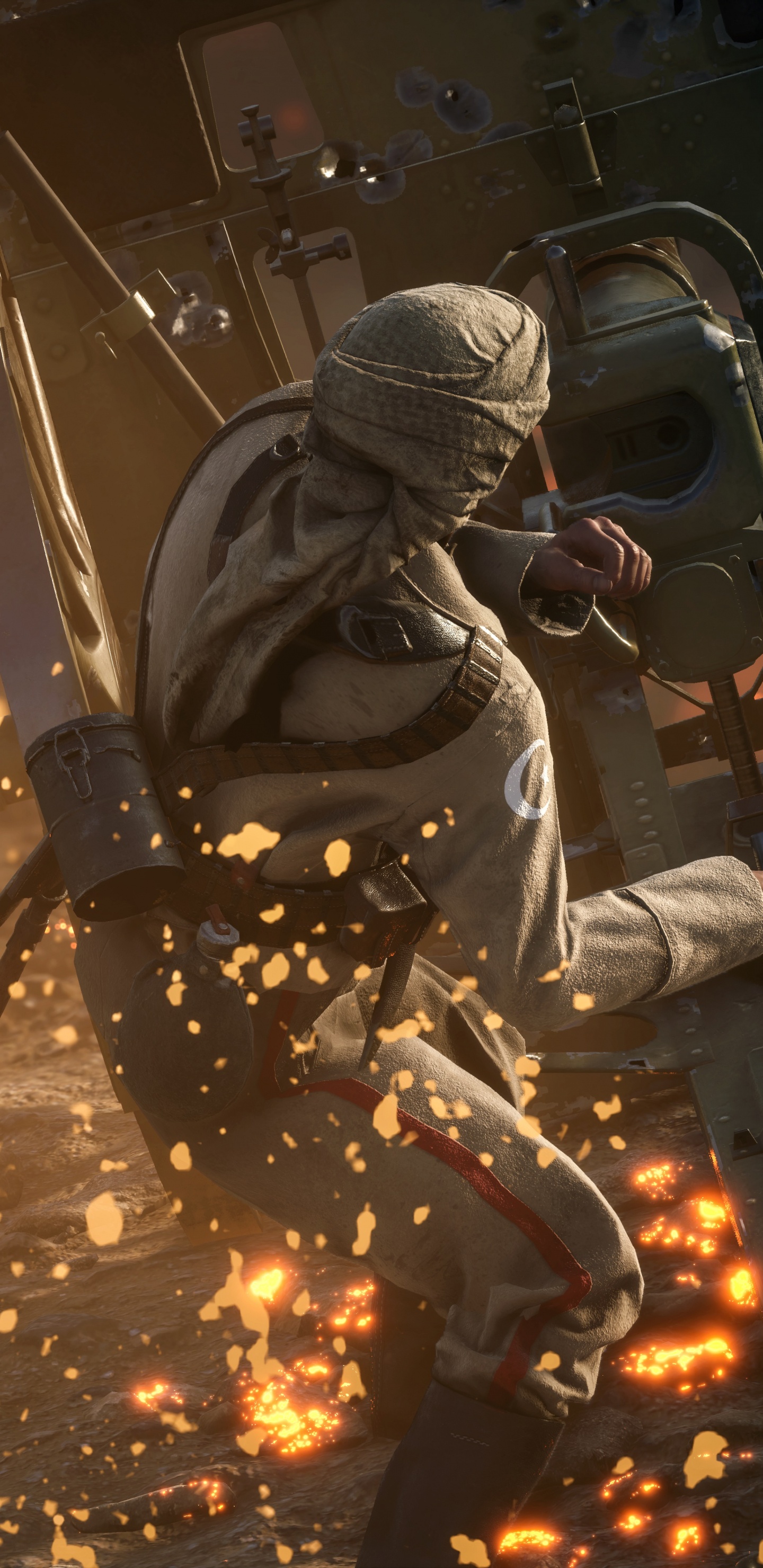 Обои battlefield 1, ночь, космос, видеоигра, темнота в разрешении 1440x2960