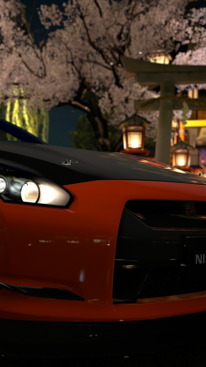 Обои nissan gt r, спорткар, авто, Ниссан, компактный автомобиль в разрешении 720x1280