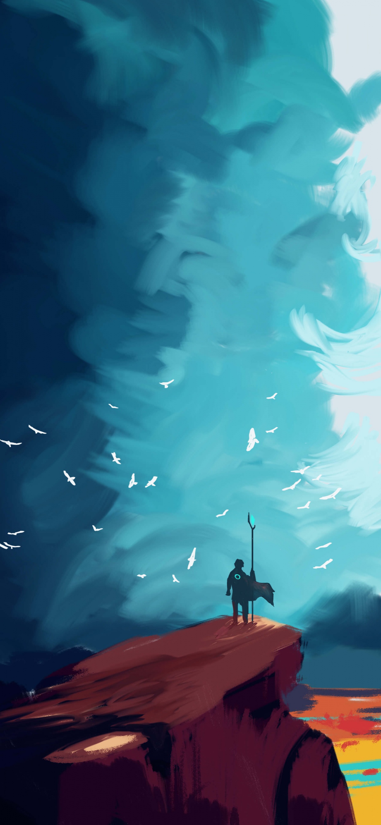 Обои вода, лазурный, водоем, подземные воды, морская биология в разрешении 1242x2688