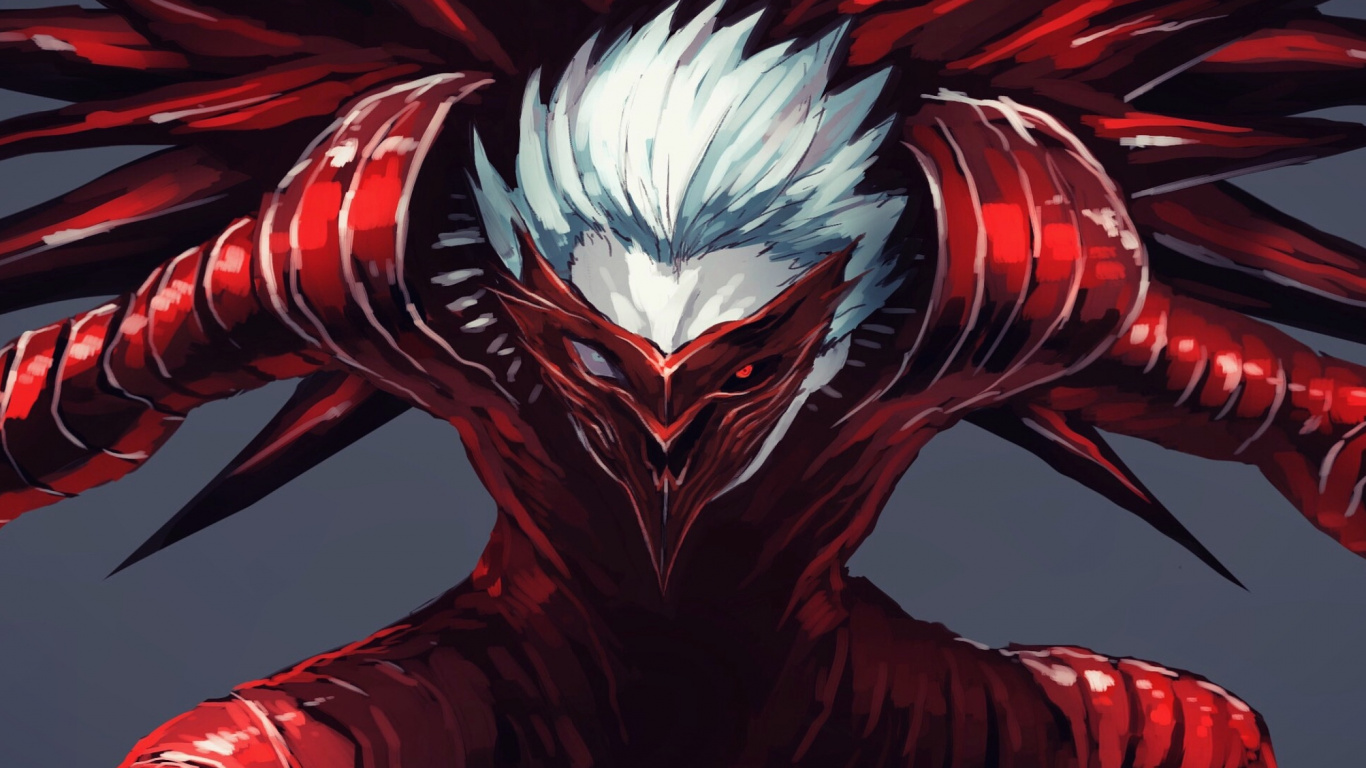 Обои Кен kaneki, Токио вурдалак, вурдалак, аниме, демон в разрешении 1366x768