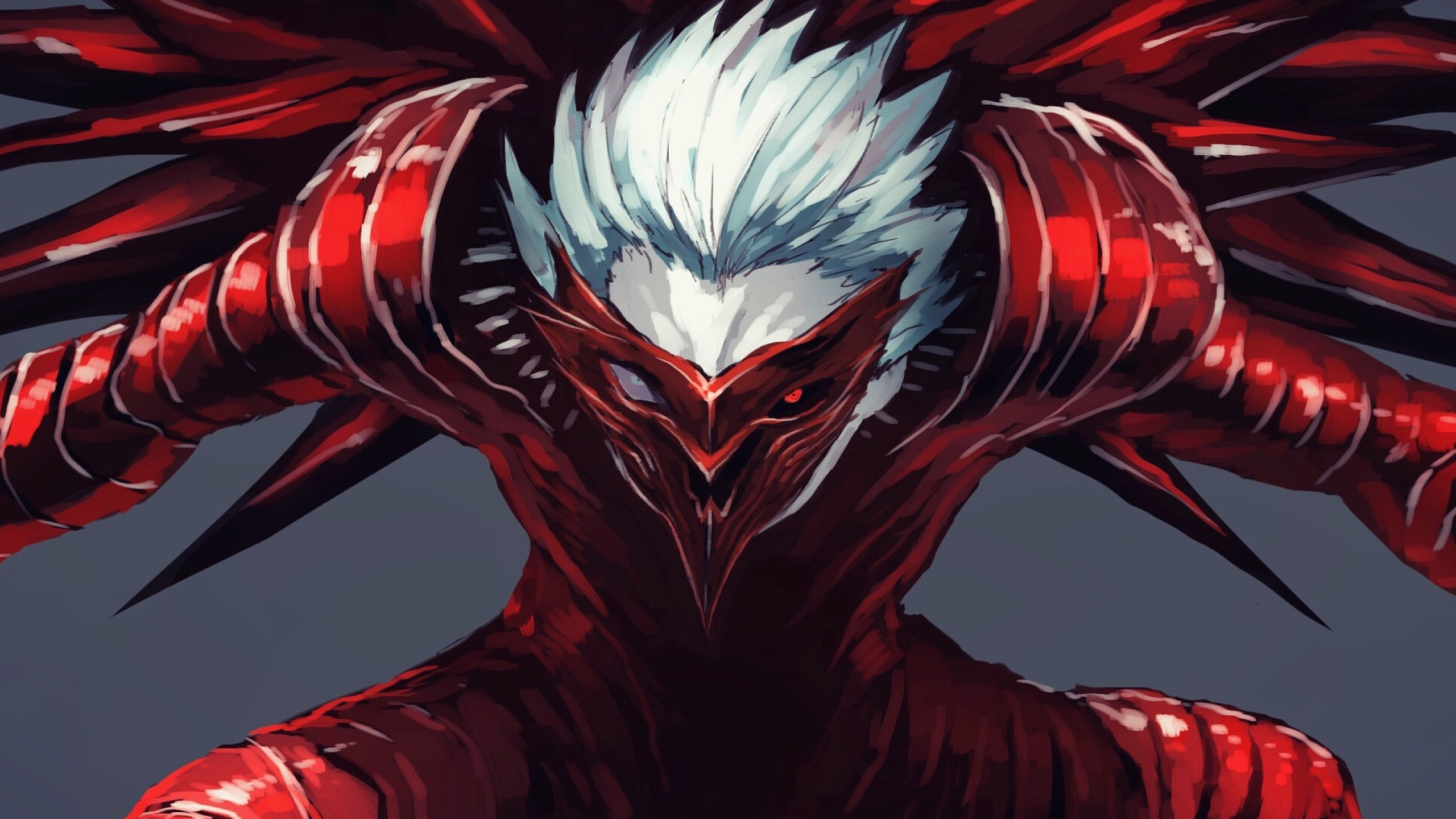 Обои Кен kaneki, Токио вурдалак, вурдалак, аниме, демон в разрешении 2560x1440