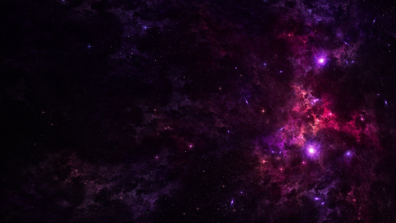 Обои Галактика, пурпур, астрономический объект, космическое пространство, атмосфера в разрешении 1280x720