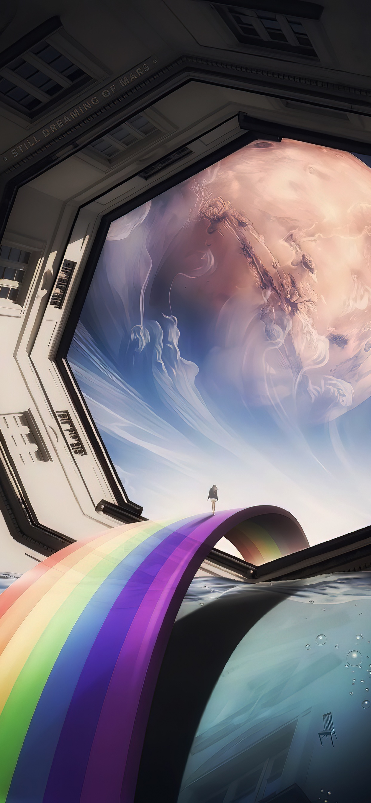 Обои дневное время, белые, мир, свет, капюшон в разрешении 1242x2688