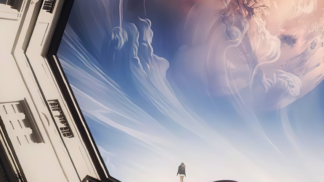 Обои дневное время, белые, мир, свет, капюшон в разрешении 1280x720