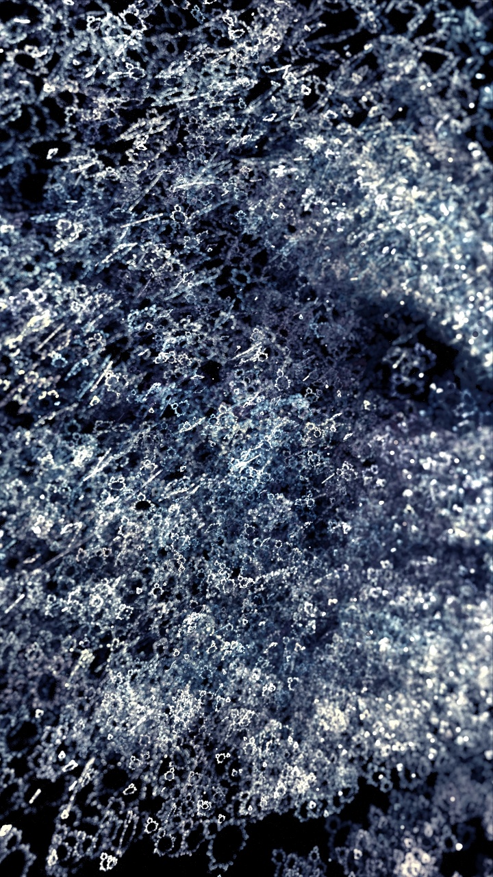 Обои синий, вода, узор, рок, мороз в разрешении 720x1280
