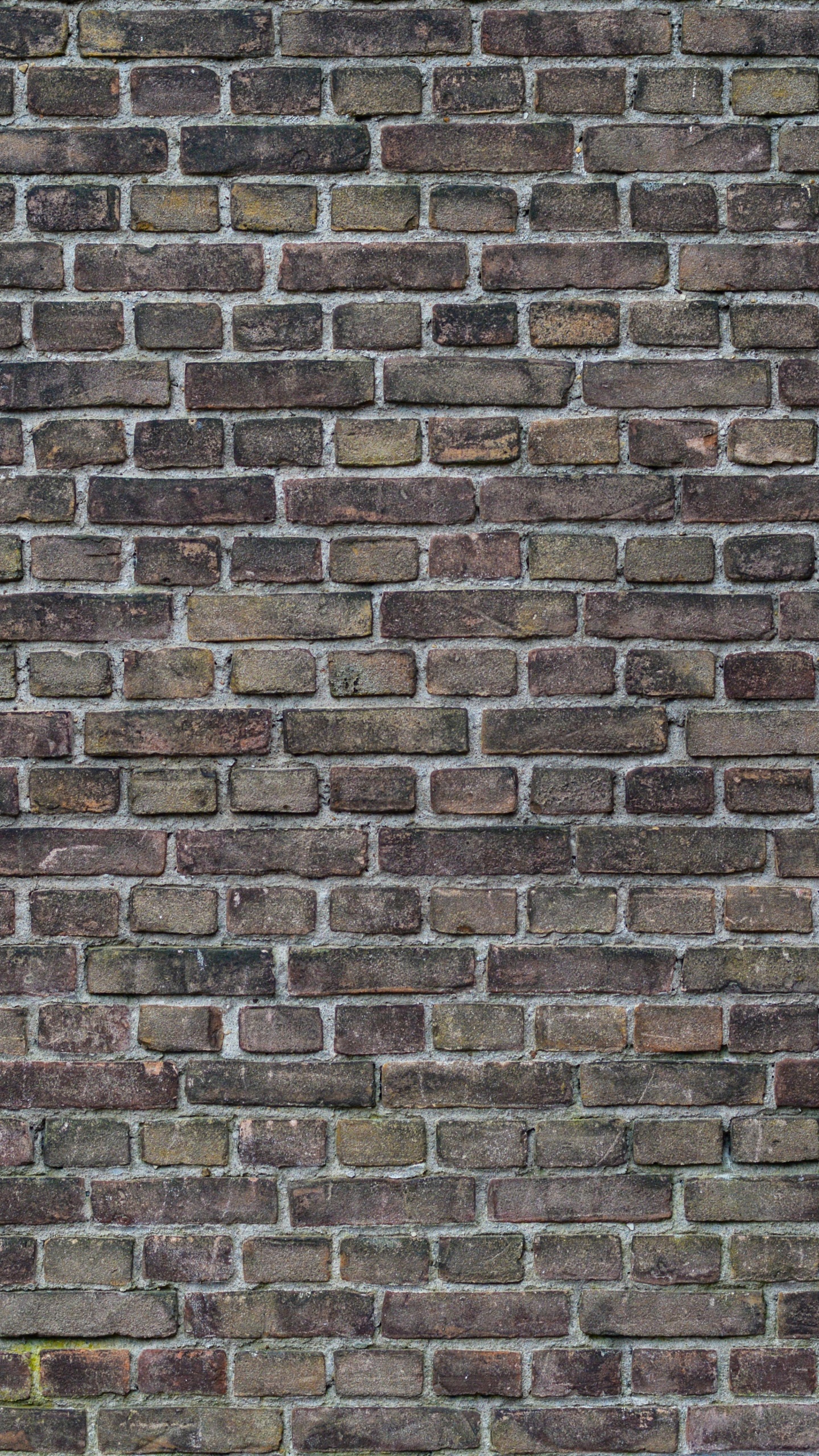 Обои кирпич, стена, каменная стена, кирпичная кладка, текстура в разрешении 1440x2560