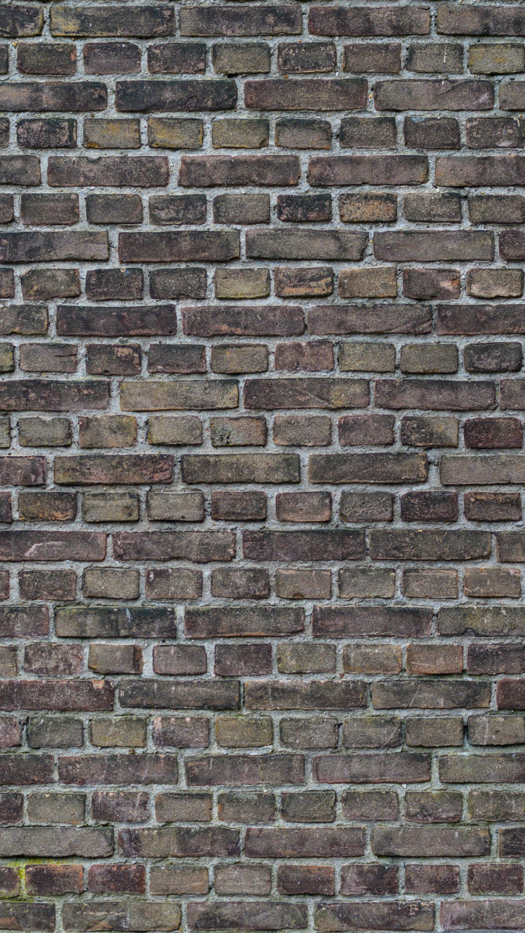 Обои кирпич, стена, каменная стена, кирпичная кладка, текстура в разрешении 750x1334