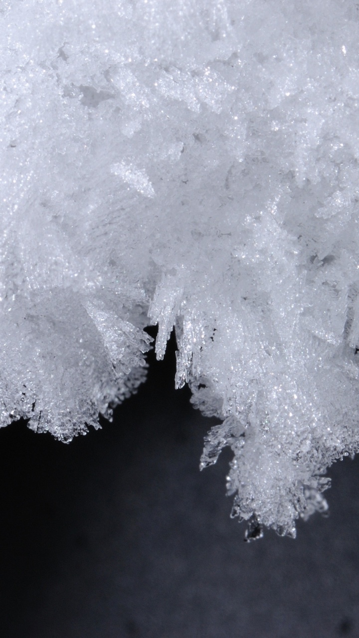 Обои лед, белые, замораживание, мороз, снег в разрешении 720x1280