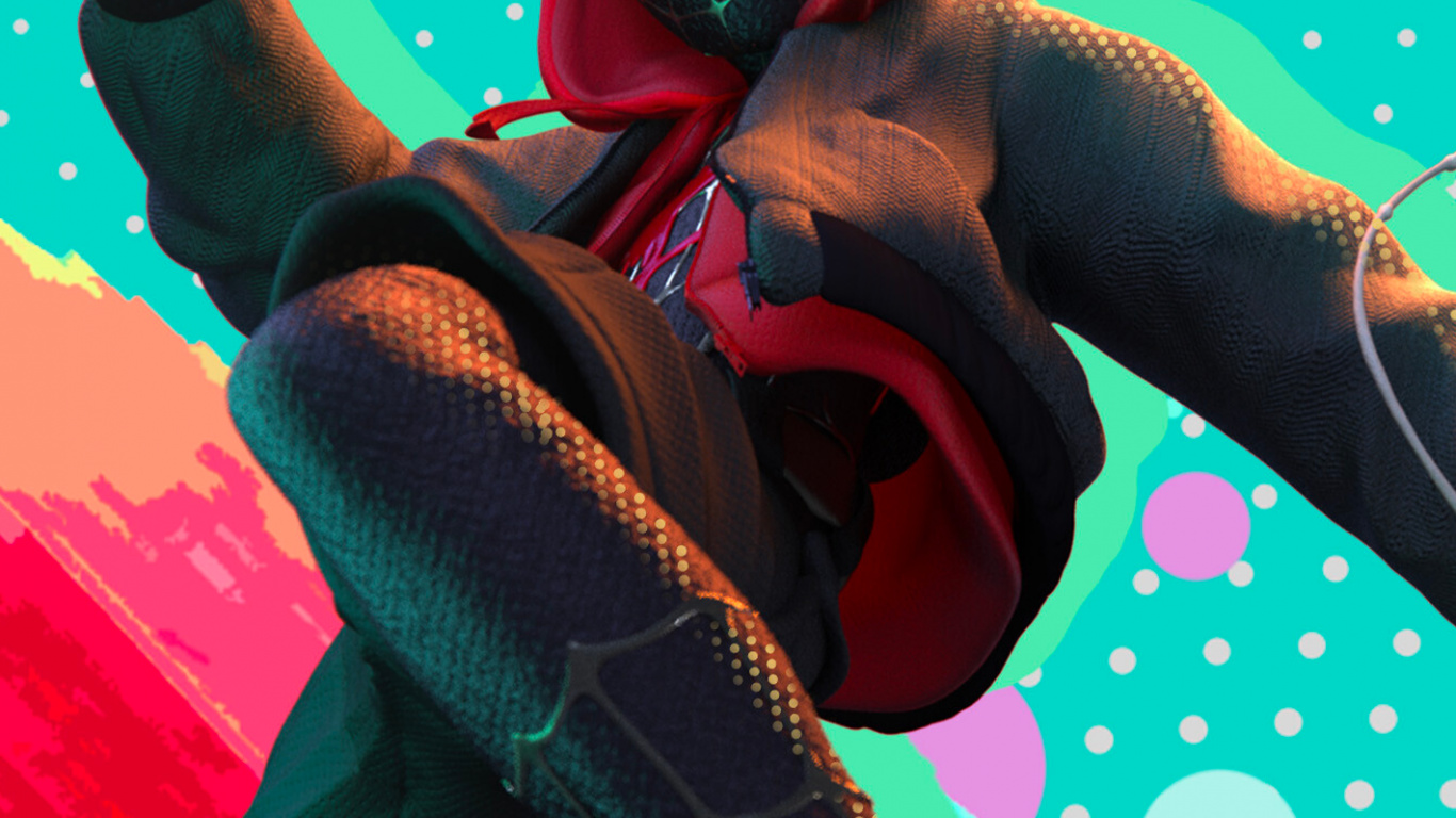 Обои человек-паук, андроид, андроид 13, Операционная система, развлечение в разрешении 1366x768