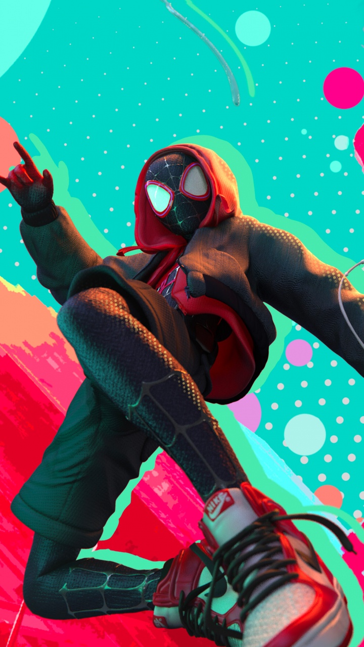 Обои человек-паук, андроид, андроид 13, Операционная система, развлечение в разрешении 720x1280