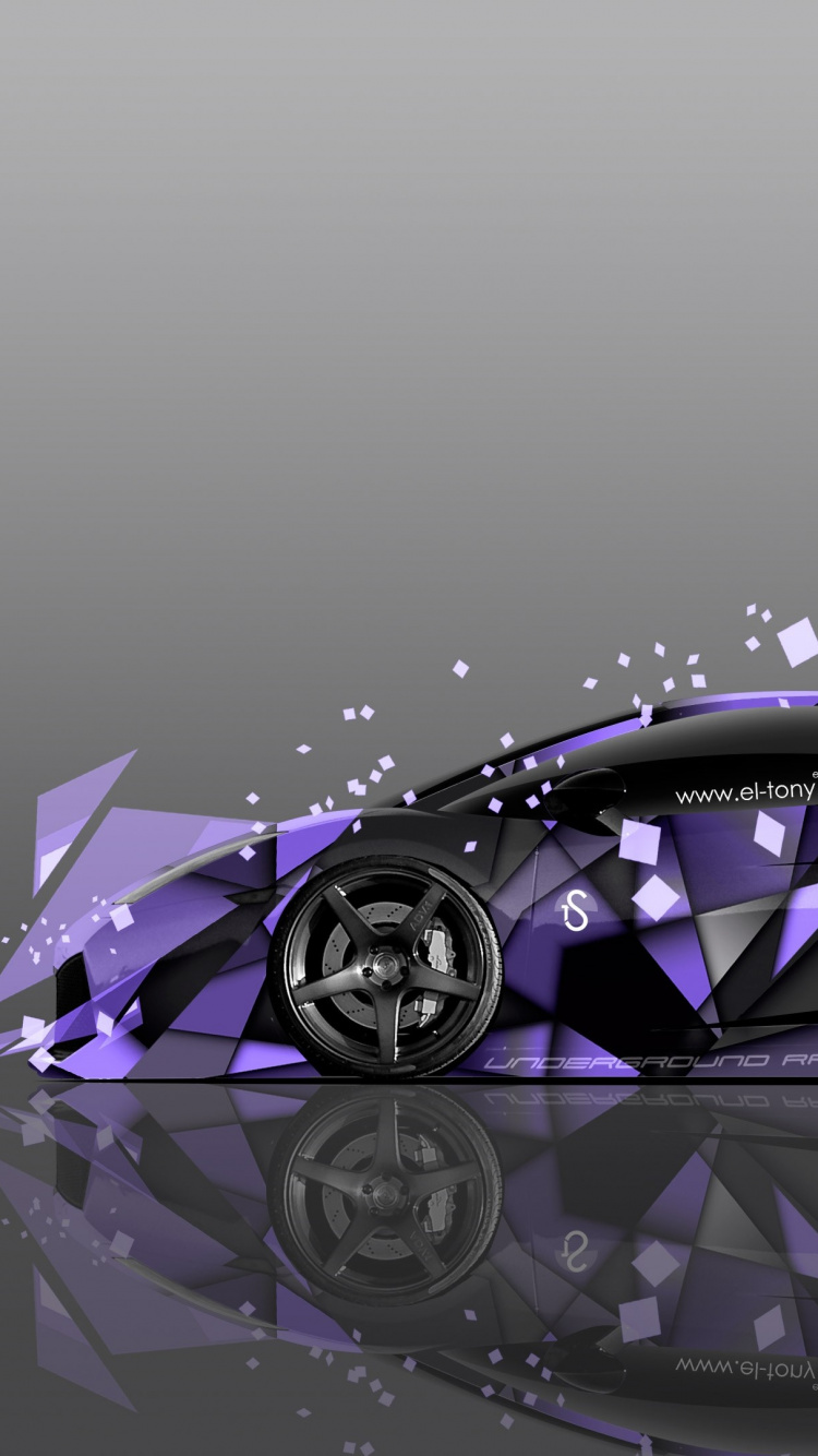 Обои авто, Ламборджини, lamborghini gallardo, пурпур, Ламборгини авентадор в разрешении 750x1334