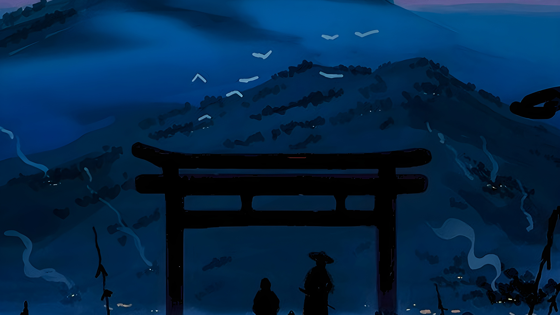 Обои вода, природа, облако, гора, экорегион в разрешении 1920x1080