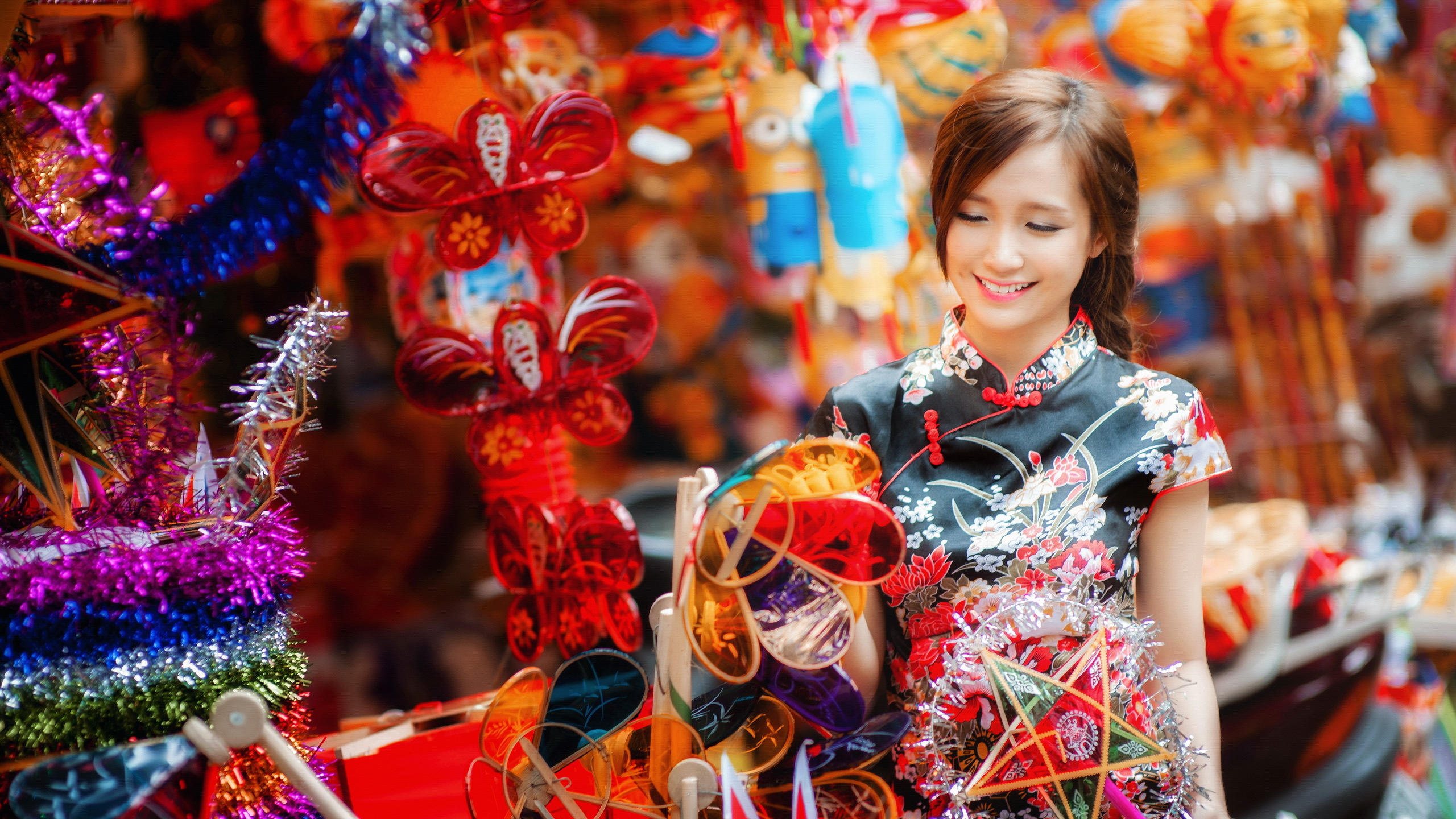 Обои Праздник середины осени, фестиваль, традиция, событие, праздник в разрешении 2560x1440