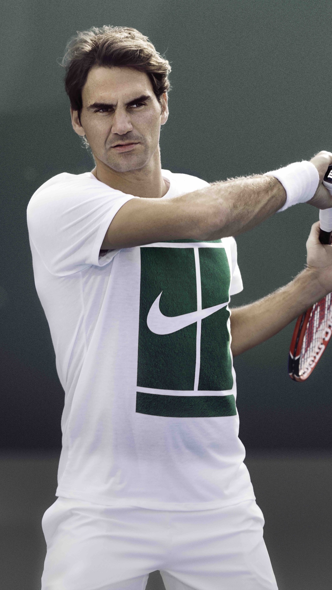 Обои Роджер Федерер, 2016 Уимблдонский Турнир, теннис, теннисист, плечо в разрешении 1080x1920