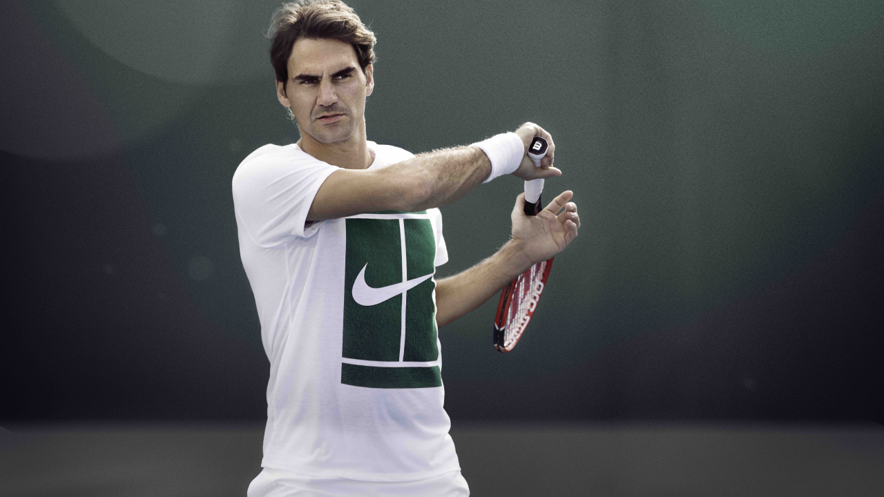 Обои Роджер Федерер, 2016 Уимблдонский Турнир, теннис, теннисист, плечо в разрешении 1280x720