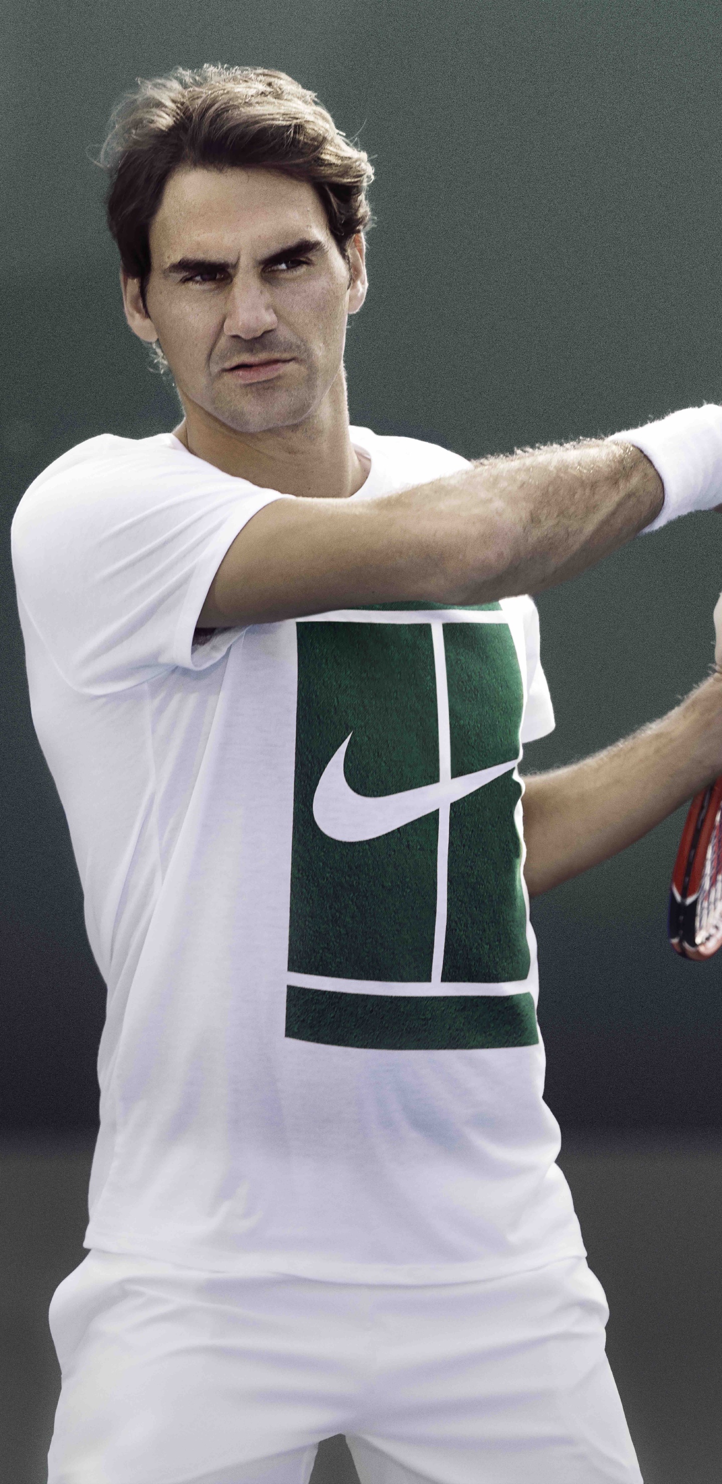 Обои Роджер Федерер, 2016 Уимблдонский Турнир, теннис, теннисист, плечо в разрешении 1440x2960