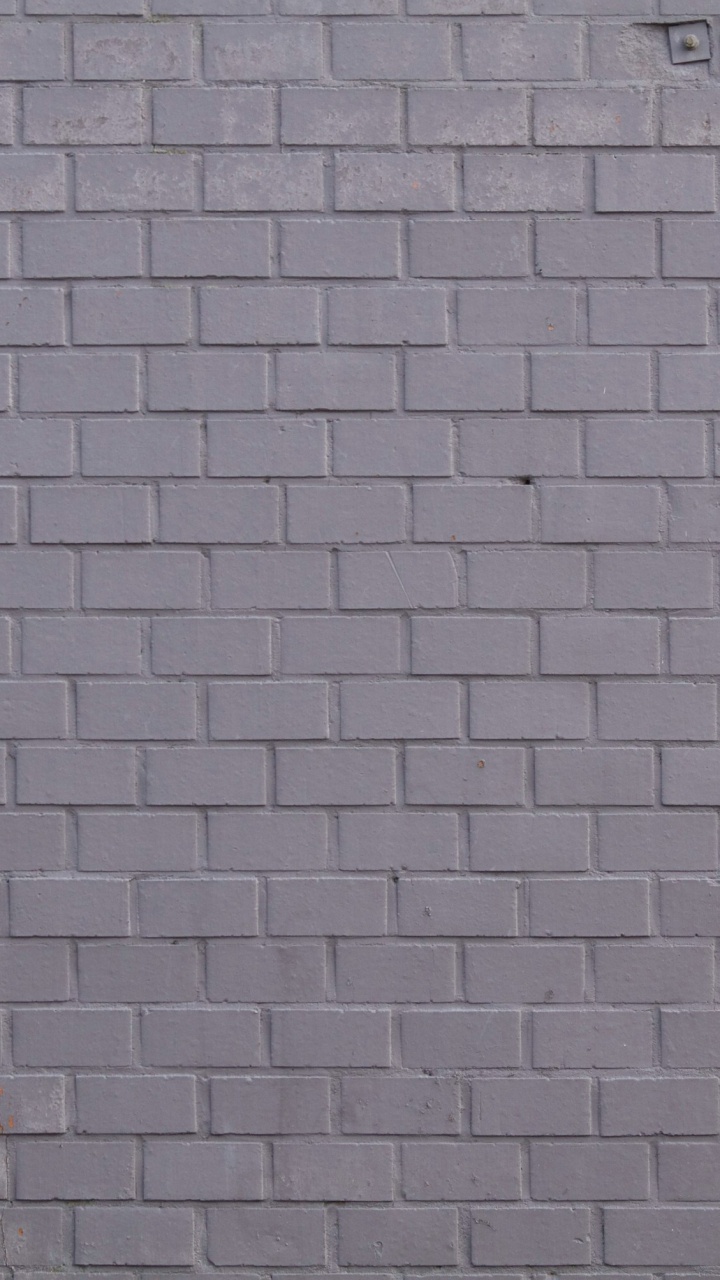 Обои кирпичная кладка, дорожное покрытие, стена, кирпич, линия в разрешении 720x1280