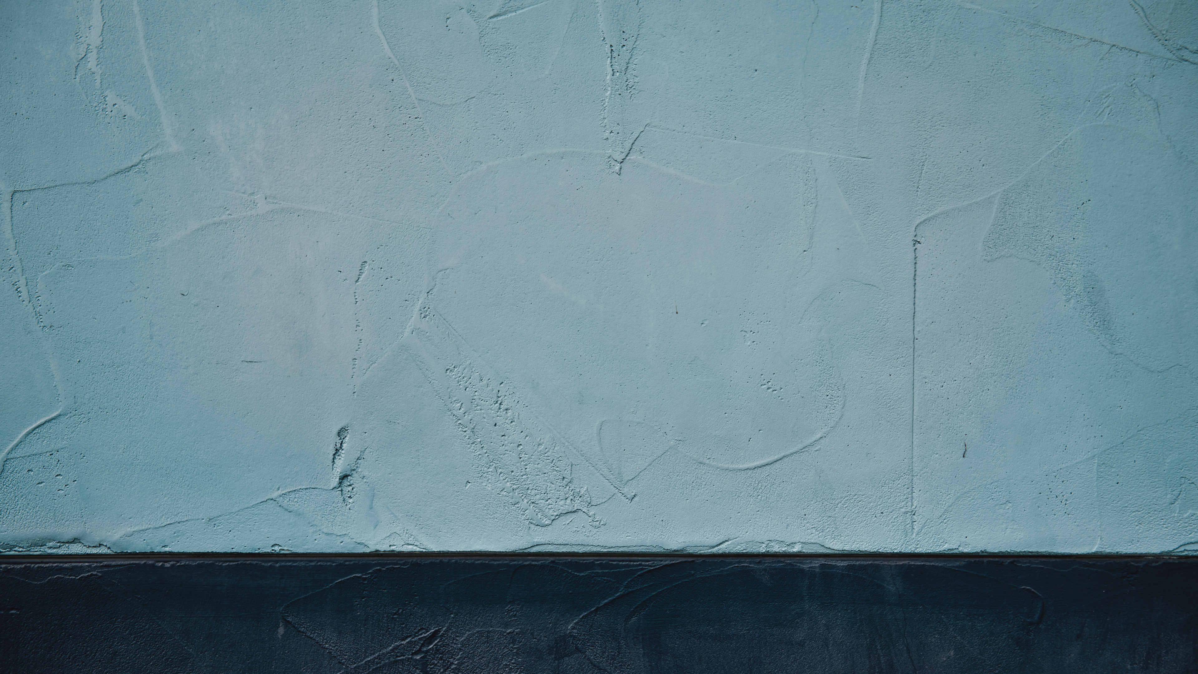 Обои синий, стена, этаж, лазурный, линия в разрешении 3840x2160