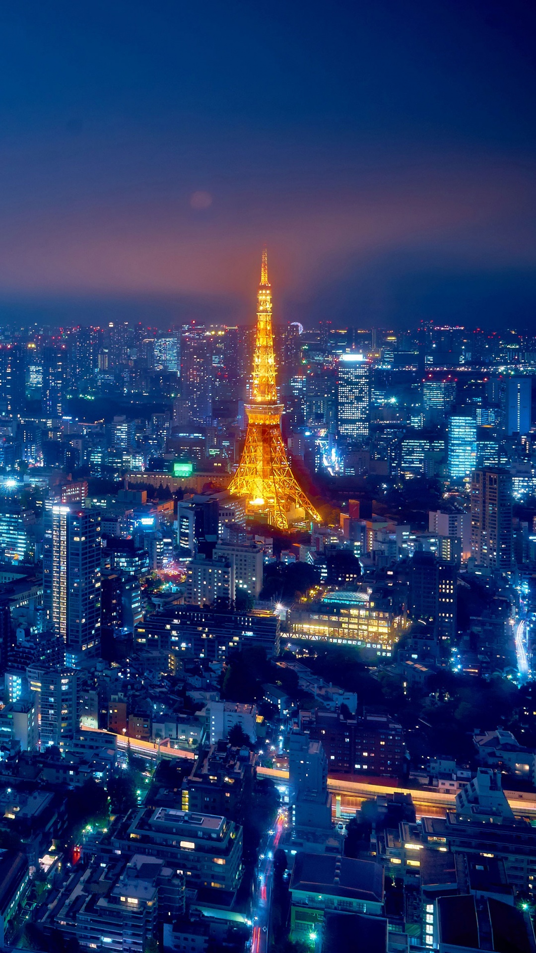 Обои Токио, городской пейзаж, город, городской район, метрополия в разрешении 1080x1920