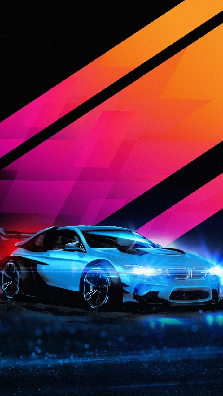 Обои bmw, легковые автомобили, БМВ М4, спорткар, Байерише Моторен Верке АГ в разрешении 720x1280