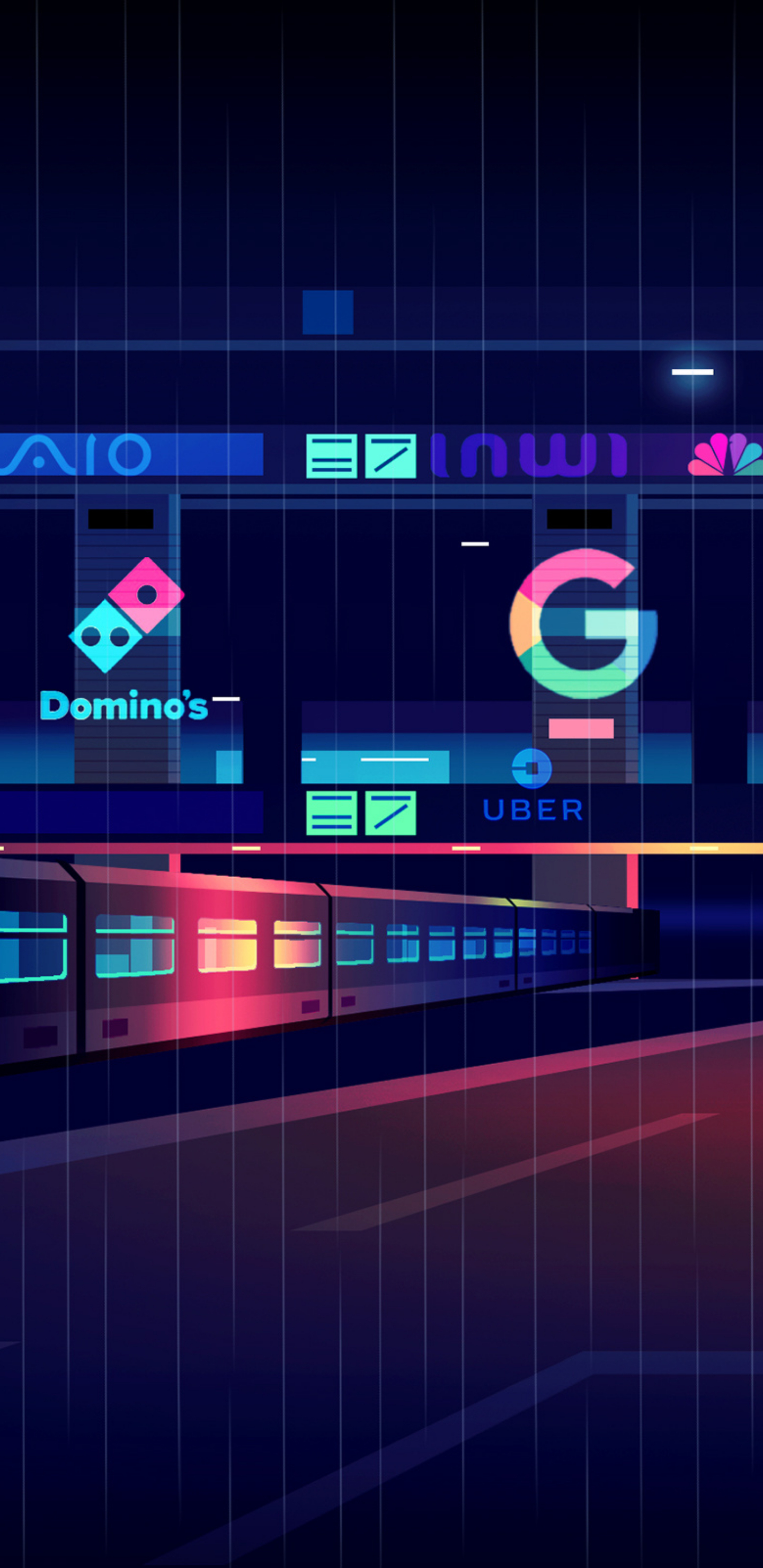 Обои свет, линия, Визуальный эффект освещения, технологии, электрик в разрешении 1440x2960