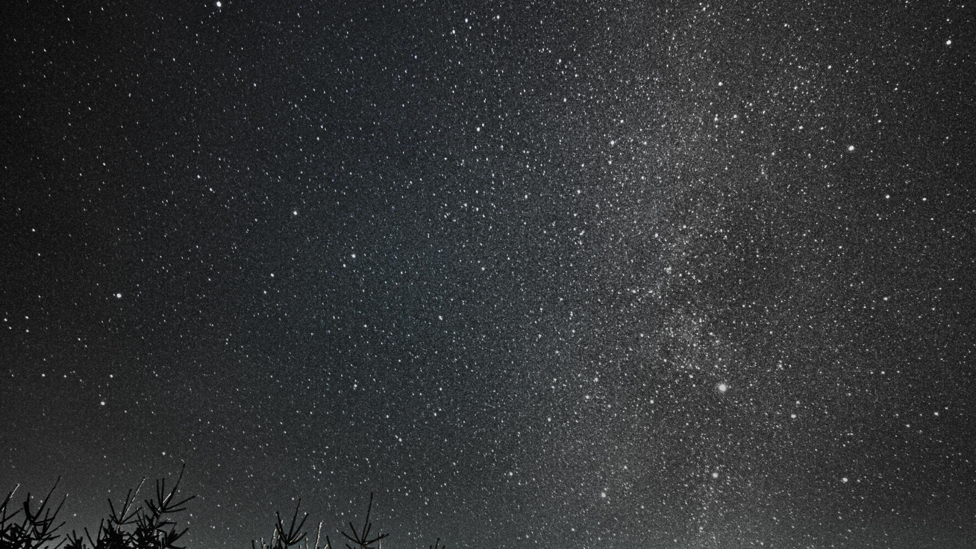 Обои природа, атмосфера, звезда, небо, темнота в разрешении 1366x768