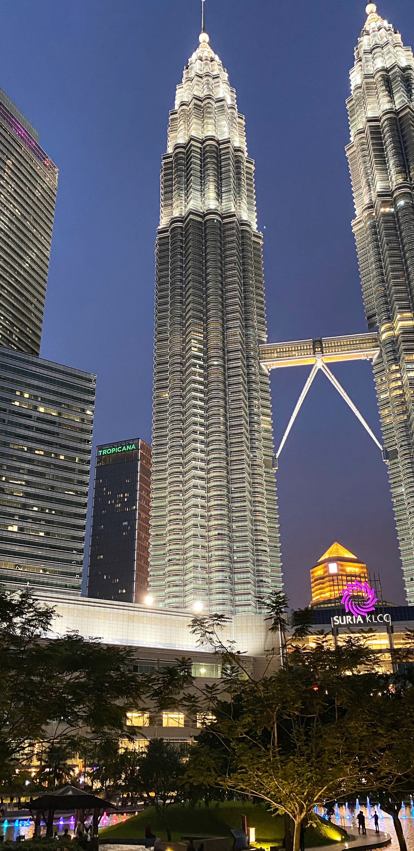 Обои башни-близнецы Петронас, башня, дневное время, вышка, архитектура в разрешении 1440x2960