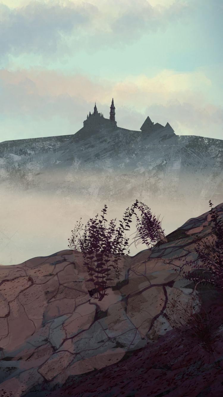 Обои арт, концепт арт, живопись, цифровая живопись, иллюстрация в разрешении 750x1334