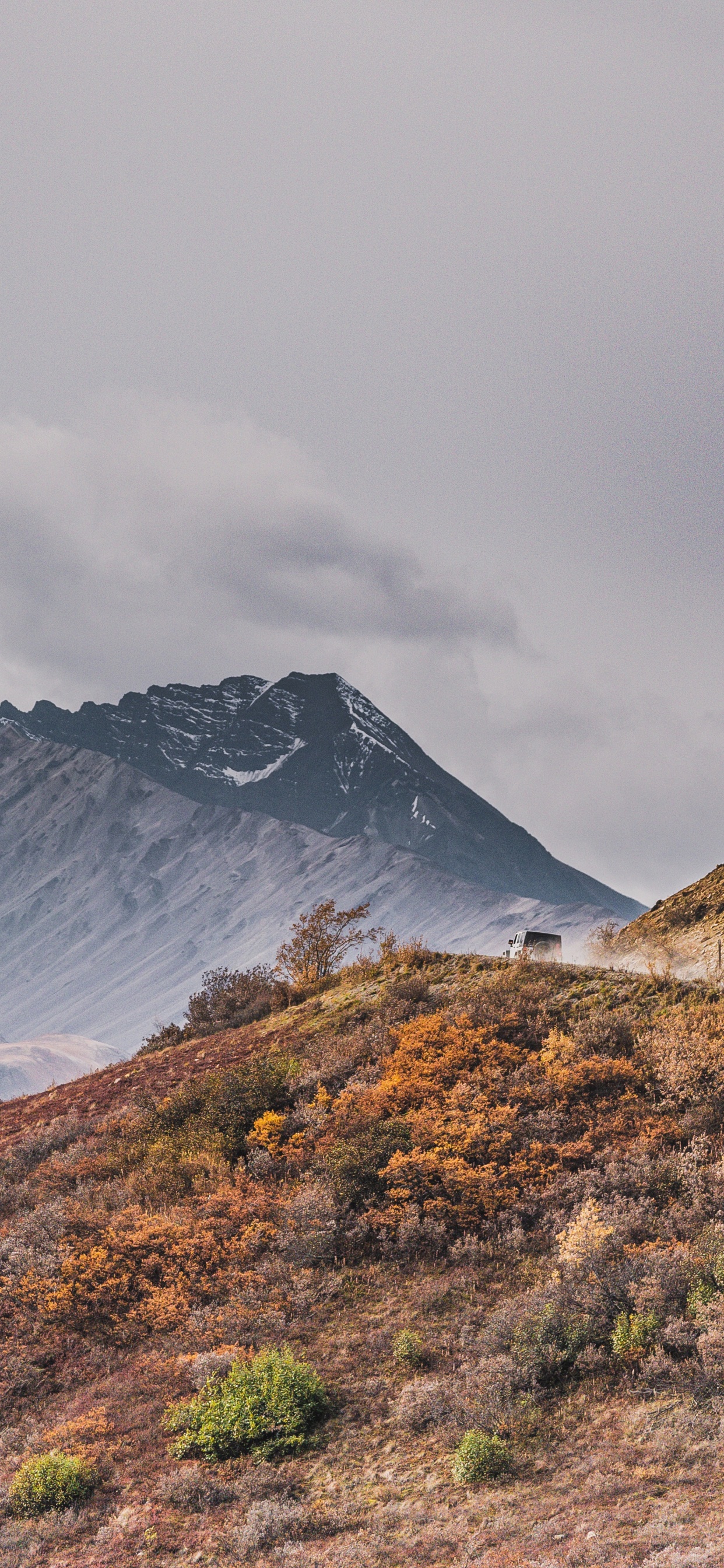 Обои горный рельеф, нагорье, гора, холм, дикая местность в разрешении 1242x2688