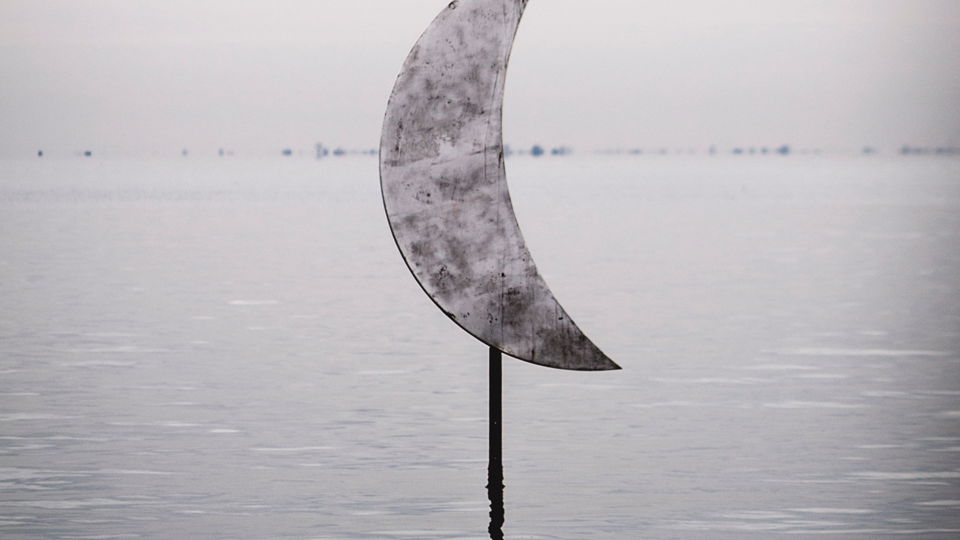 Обои спокойный, волна, ветровая волна, блог, горизонт в разрешении 1920x1080