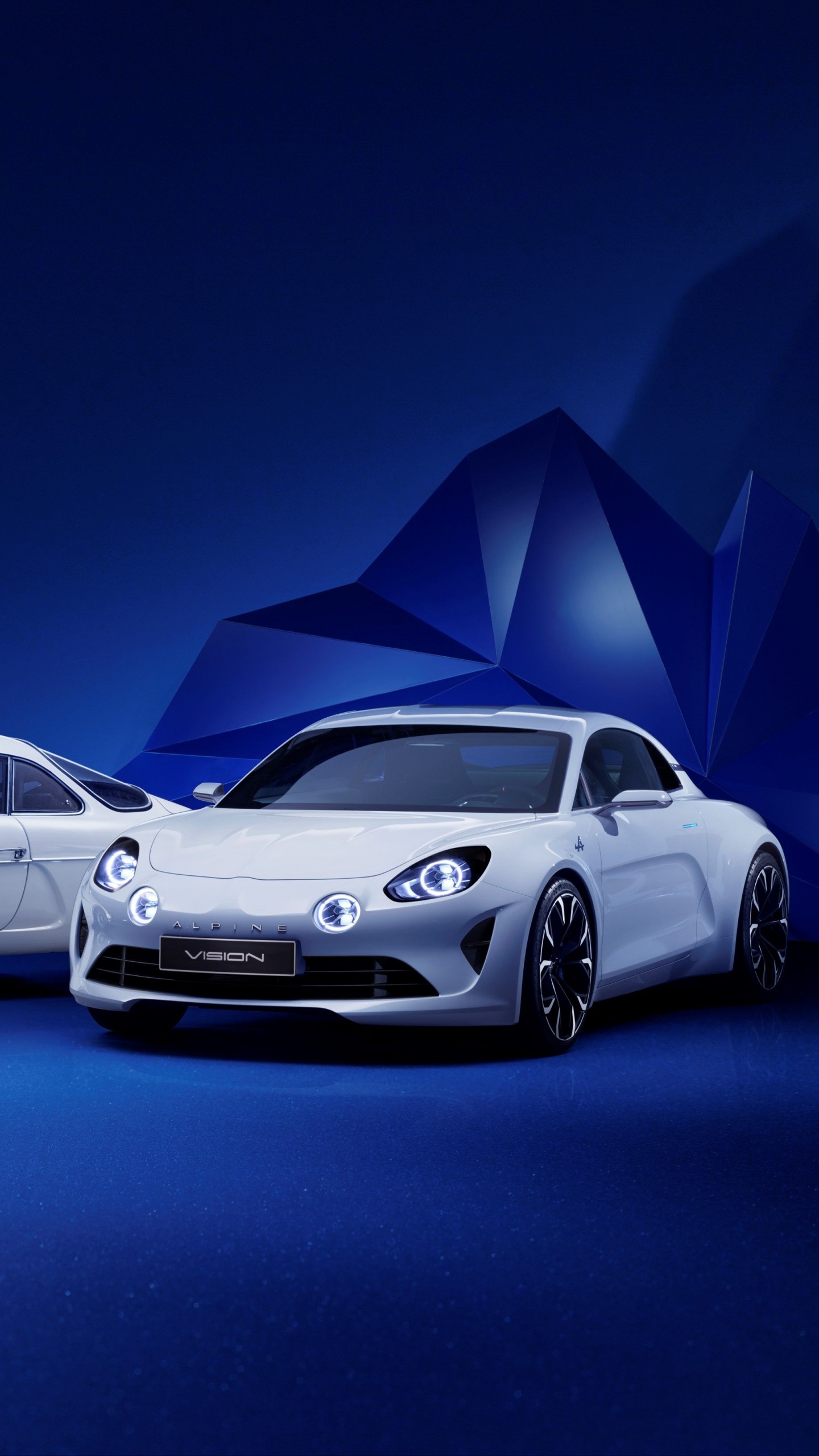 Обои Альпийских a110, Рено, спорткар, авто, Alpine Видения в разрешении 1440x2560