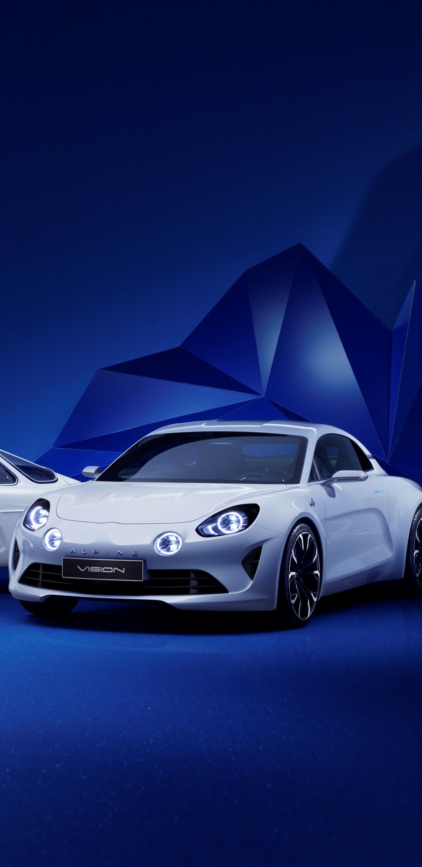 Обои Альпийских a110, Рено, спорткар, авто, Alpine Видения в разрешении 1440x2960