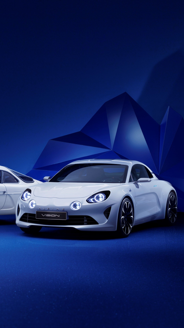 Обои Альпийских a110, Рено, спорткар, авто, Alpine Видения в разрешении 750x1334