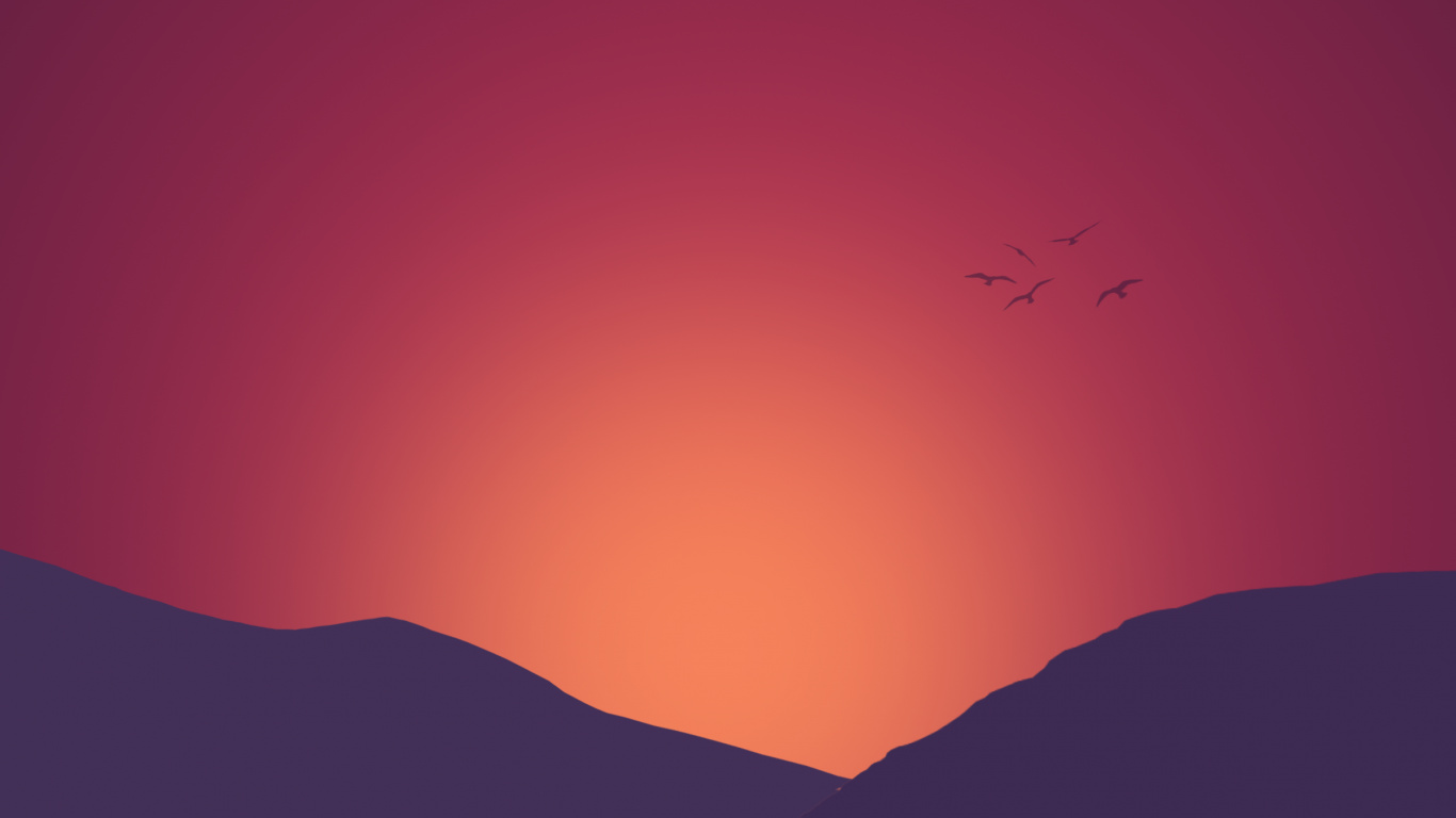 Обои стена, минимализм, планшет, гора, доступный в разрешении 1366x768