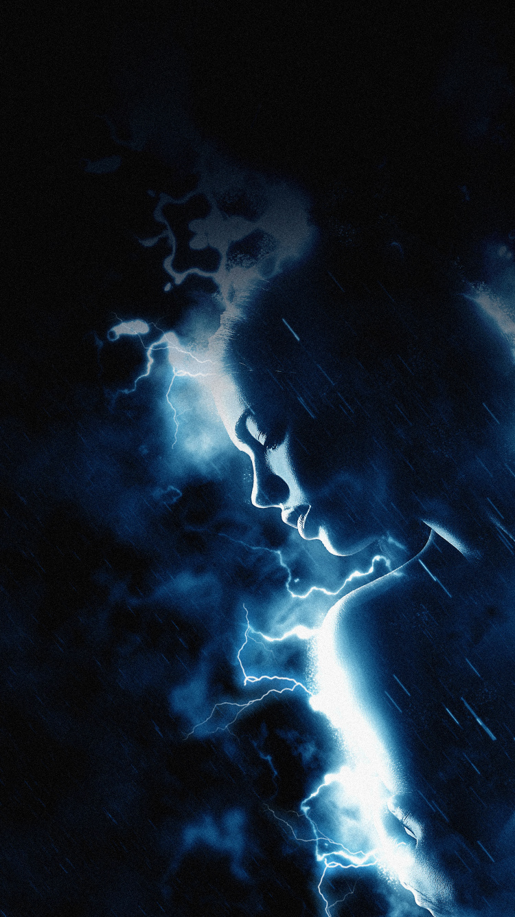 Обои атмосфера, вода, гром, Гроза, электричество в разрешении 750x1334