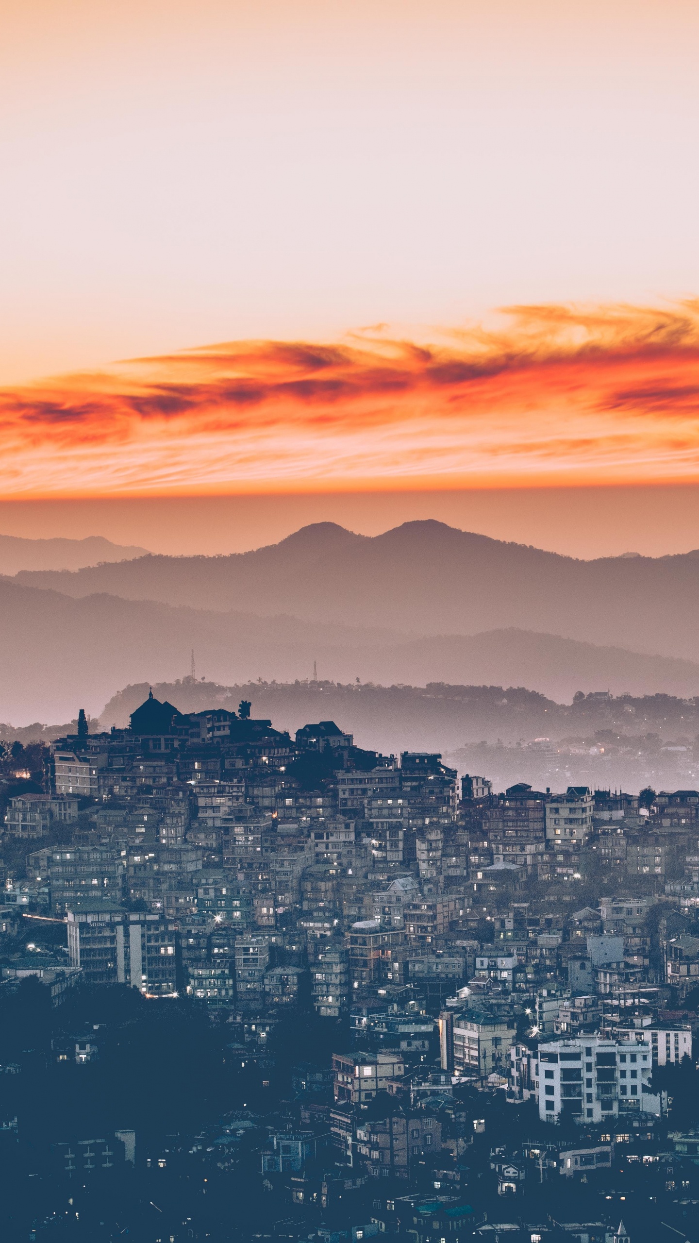 Обои небо, день, утро, природный ландшафт, облако в разрешении 1440x2560