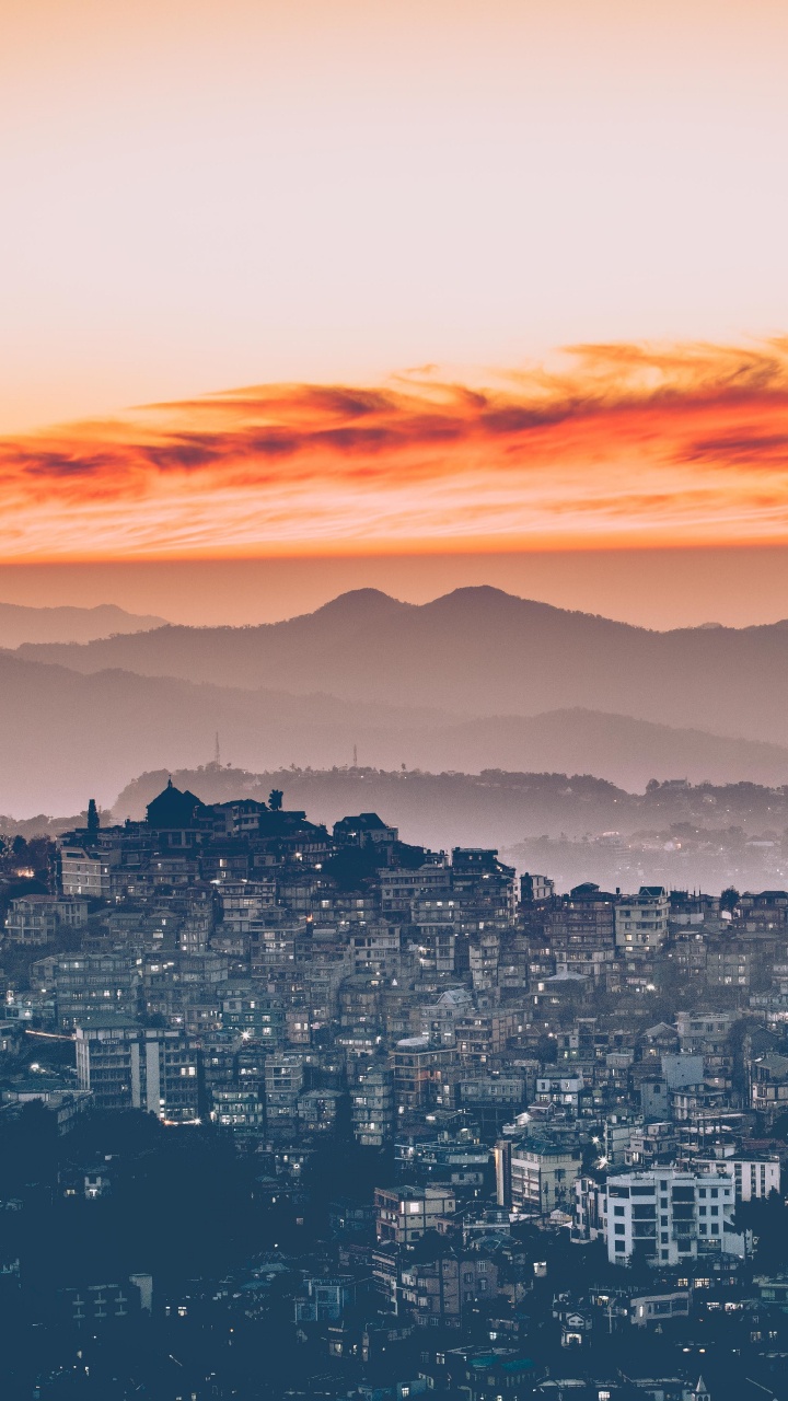 Обои небо, день, утро, природный ландшафт, облако в разрешении 720x1280